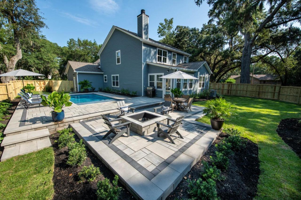 Luxury Beach House W/ Backyard Oasis. Heated Pool. Hilton Head Island Exteriör bild